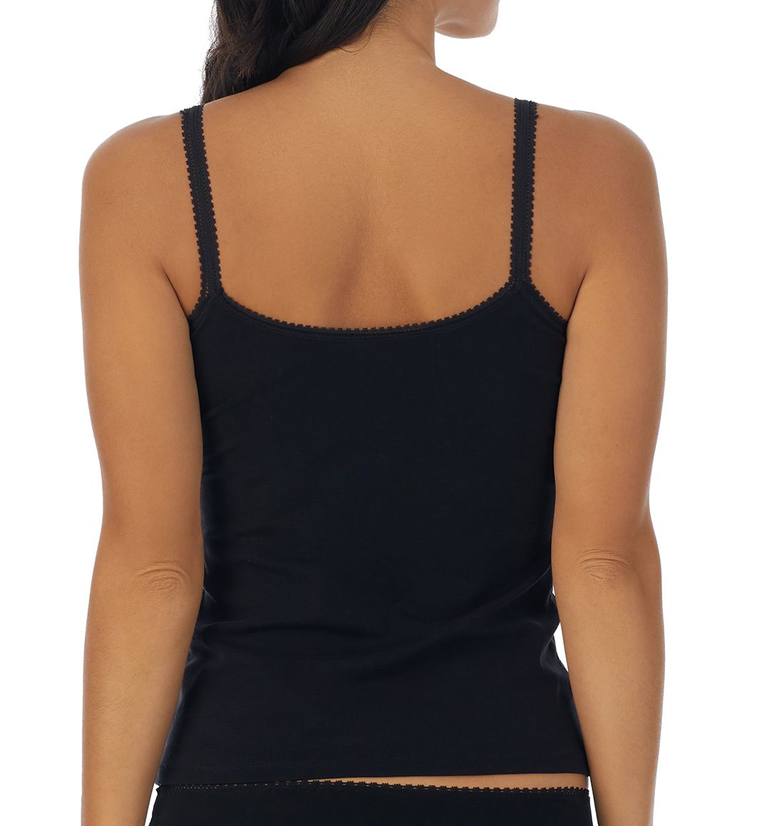OnGossamer Cabana Cotton Reversible Camisole Black L  - Image 2