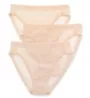 OnGossamer Mesh Hi Cut Brief Panties - 3 Pack 3012P3 - Image 3