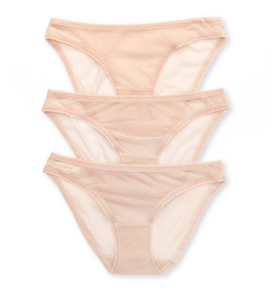 Mid-Rise Mesh Bikini Underwear 3-Pack