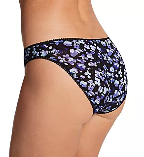 Gossamer Mesh Hip Bikini Panty - 3 Pack Champagne/Blue/Blossom M
