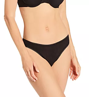 Gossamer Mesh Hip-G Thong Black S/M