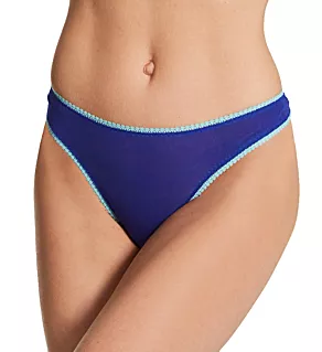 Gossamer Mesh Hip-G Thong Deep Sea L/XL