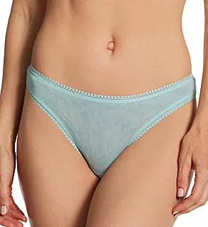 Gossamer Mesh Hip-G Thong Sage Mist L/XL