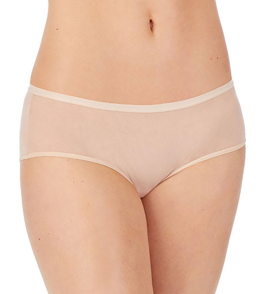 OnGossamer Women's Gossamer Mesh Boyshort Panty in Beige | Size Medium | HerRoom.com