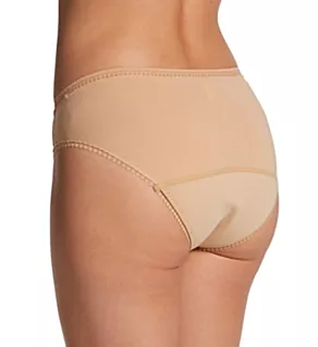 Cabana Cotton Leakproof Hi Cut Brief Panty Champagne XL