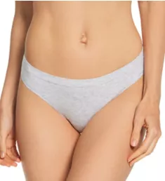 Cabana Cotton Seamless Bikini Panty Heather Grey L