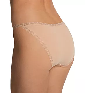 Cabana Cotton String Bikini Panty Champagne L