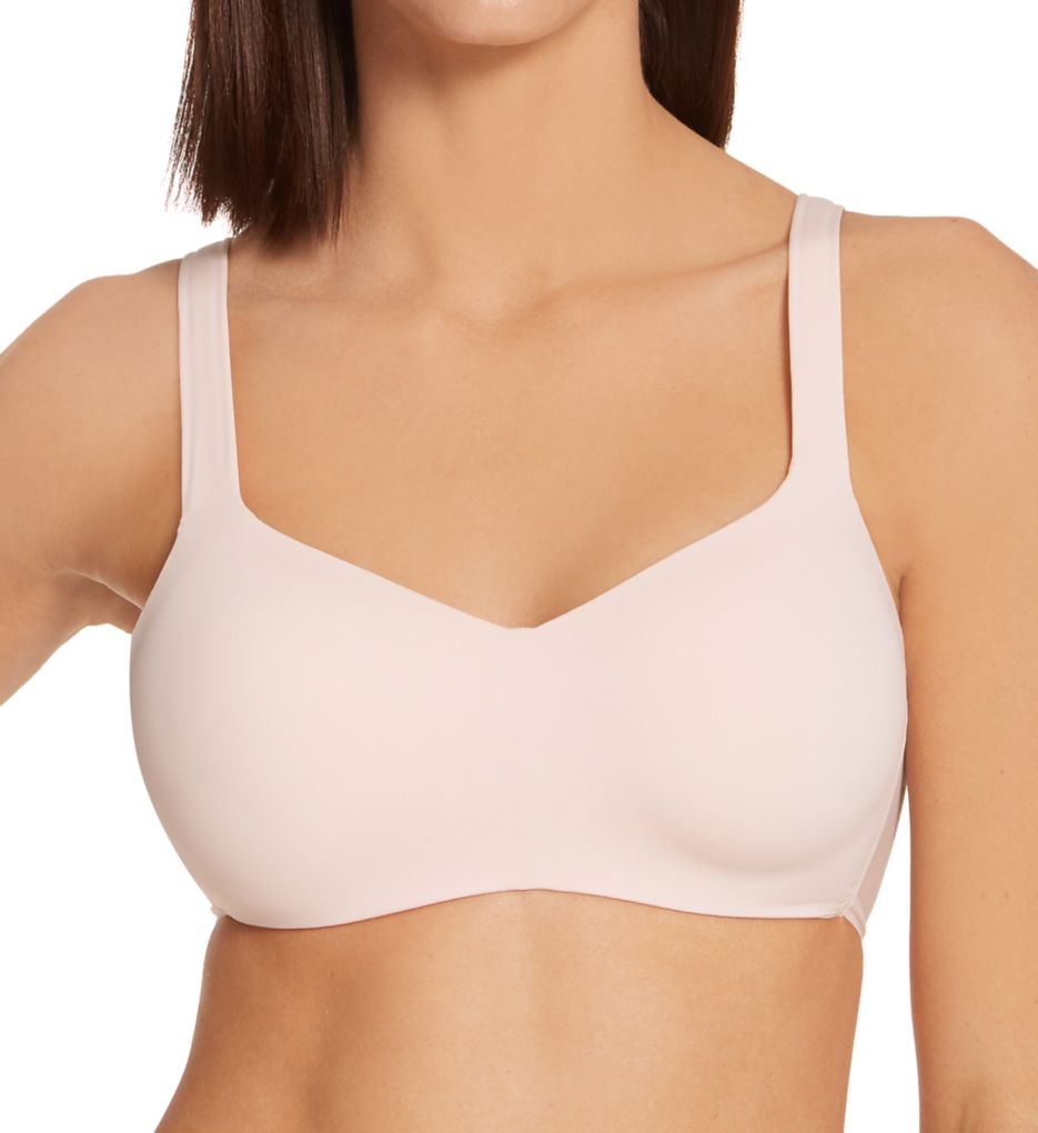 OnGossamer (2449502): OnGossamer G3270 Sleek Invisible V-Neck Bra (Blush XL)