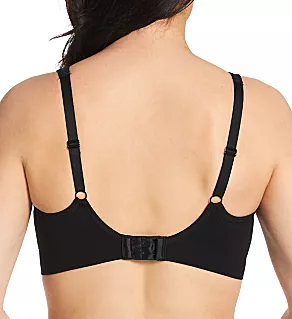 Cabana Cotton Built Up Wirefree Bra Black S