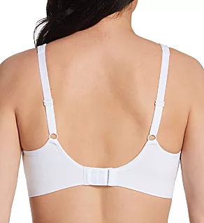 Cabana Cotton Built Up Wirefree Bra White S