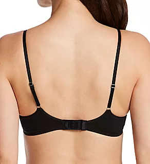 Cabana Cotton Unlined Underwire Bra Black 32DD