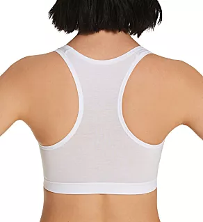 Cabana Cotton Tank Bralette White S