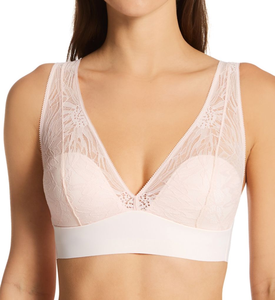 Sleek & Lace Built Up Bralette Mauve Chalk M by OnGossamer