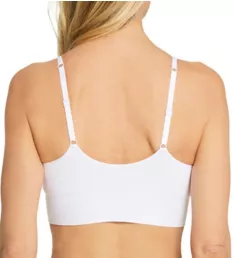 Cabana Cotton Seamless Crop Cami Bralette White S