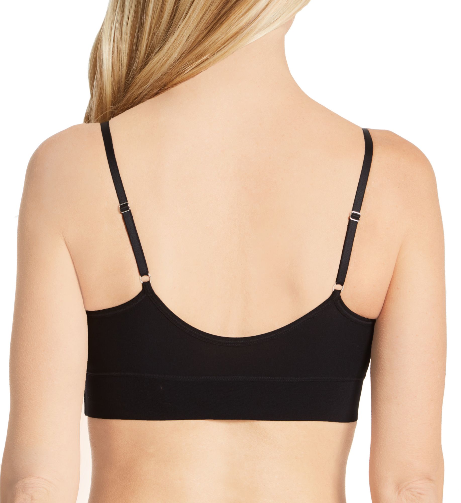 OnGossamer Mesh Longline Bralette Black S  - Image 2