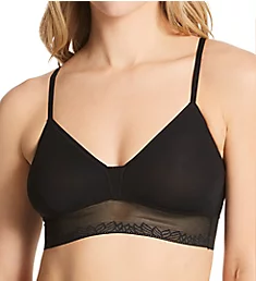 Next to Nothing Micro Triangle Bralette Black S