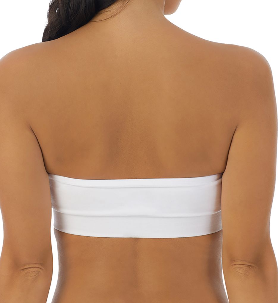 OnGossamer Cabana Cotton Strapless Bandeau Bra White M  - Image 2