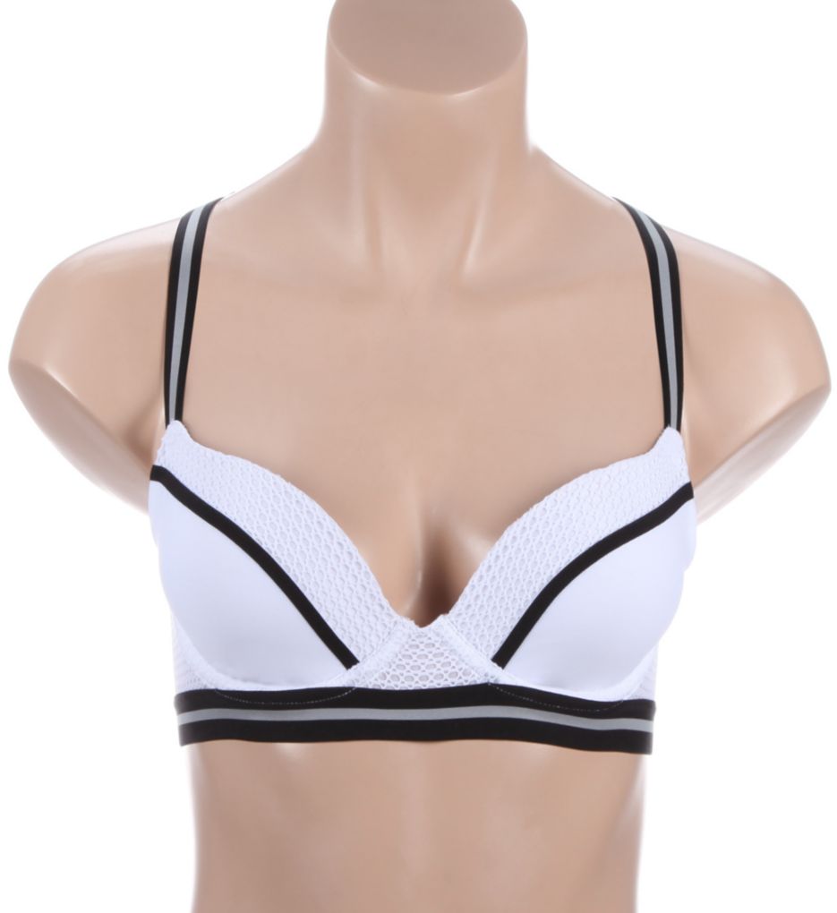 Active Uplift Push Up Plunge Sports Bra-fs