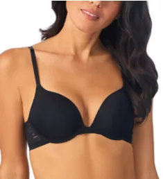 Sleek Micro Push Up Bra Black 32D