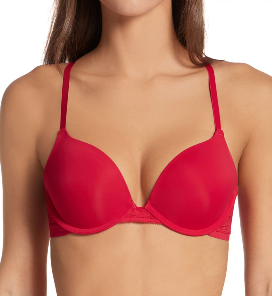 OnGossamer Women's Sleek Micro Push Up Bra in Persian Red | Size 36A | HerRoom.com