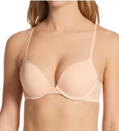 Sleek Micro Push Up Bra Peach Parfait 36A