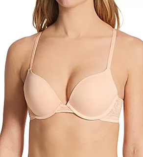 Sleek Micro Push Up Bra Peach Parfait 36A