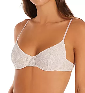 Stretch Lace Intimates Underwire Bra Tinted L