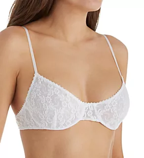 Stretch Lace Intimates Underwire Bra White S