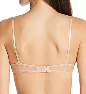 Italian Net Underwire Bra Buff S
