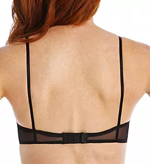 Italian Net Underwire Bra Black XS