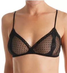 Coucou Lola Open Seam Bralette Black S