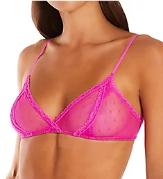 Coucou Lola Open Seam Bralette Electric Pink S