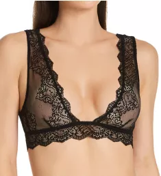 So Fine Lace Tank Bralette Black S