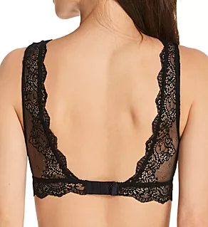 So Fine Lace Tank Bralette Black S