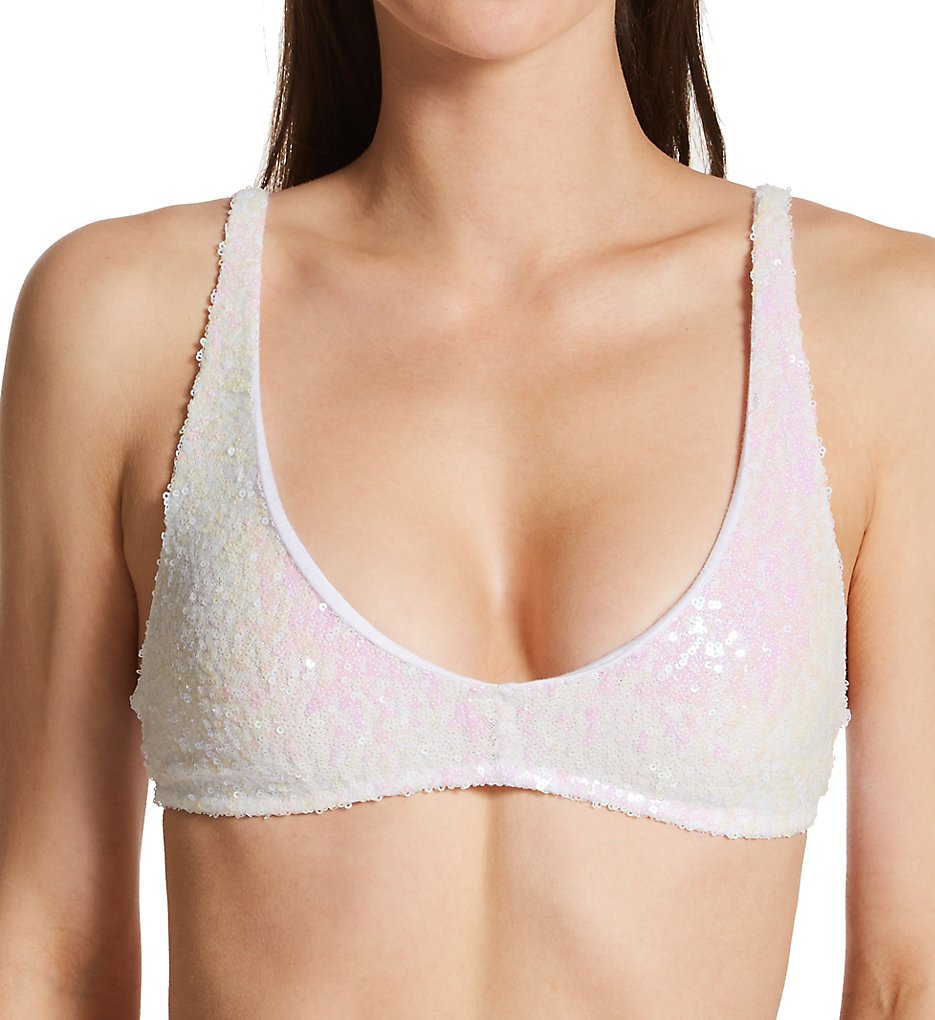 Only Hearts : Only Hearts 1866 Shine On Sequined Wireless Bra (Pearl S)