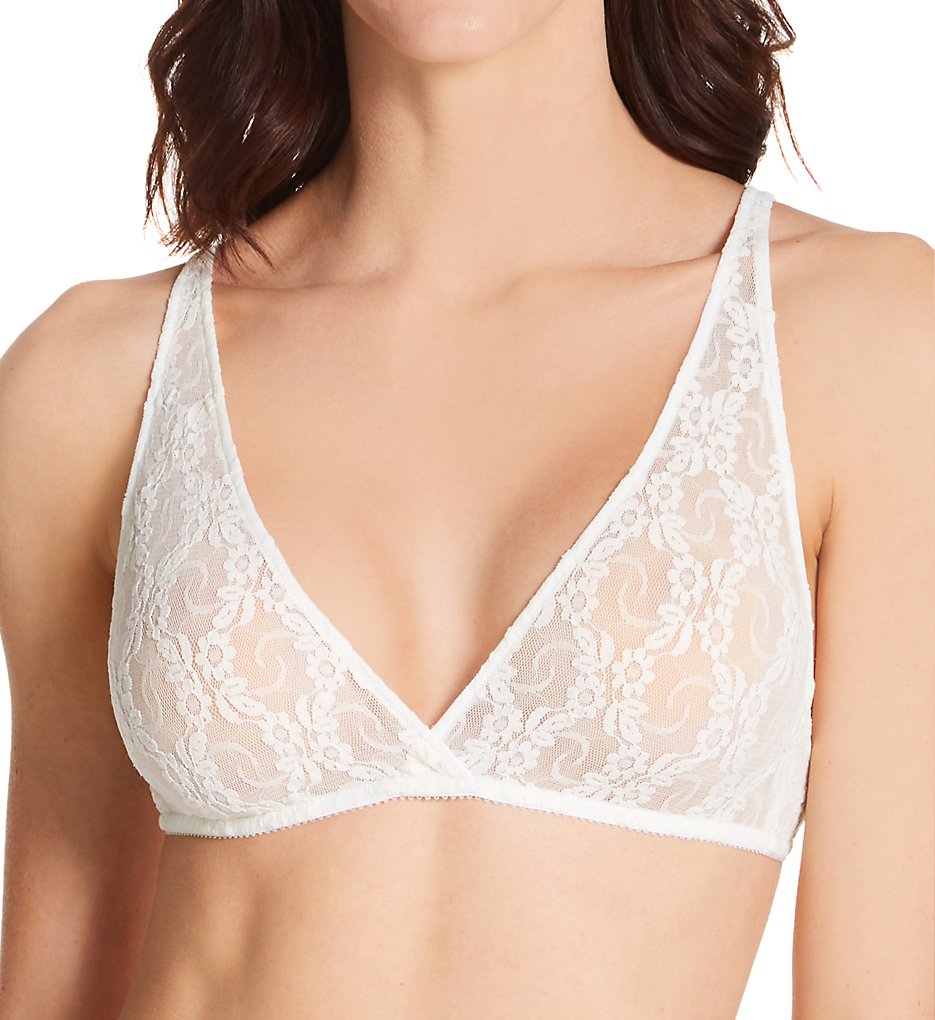 Only Hearts - Only Hearts 1881 Stretch Lace Hi Point Bralette (Vanilla S)