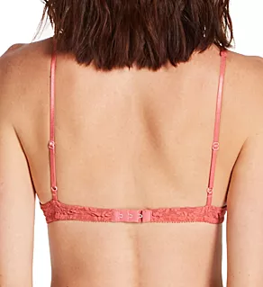 Stretch Lace Hi Point Bralette Guava S