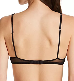Amelie High Point Bralette Black L