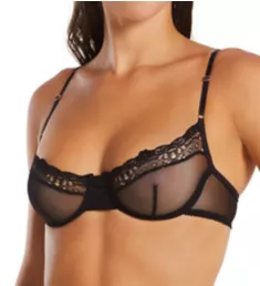 Whisper Demi Underwire Bra Black S