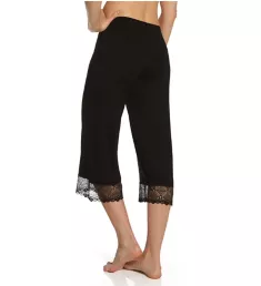 Venice Cropped Pants with Lace Hem