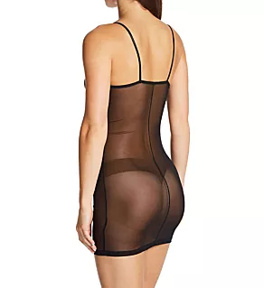 Whisper Seamed Slip Black S