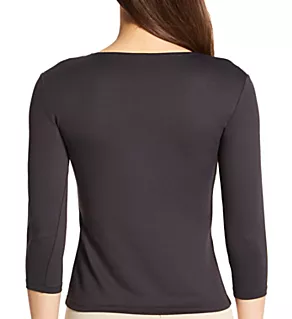 Delicious 3/4 Sleeve Crew Neck Tee Carbon S