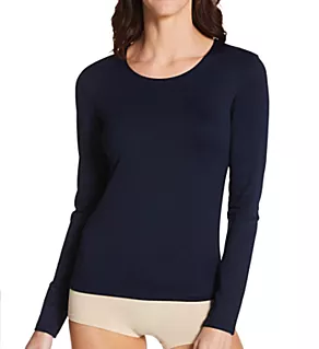 Delicious Longsleeve Crew Neck Navy S