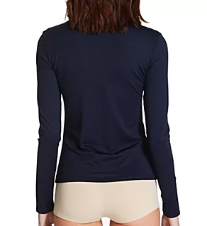 Delicious Longsleeve Crew Neck Navy S