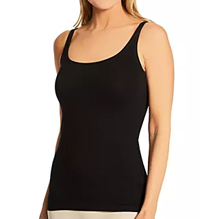 So Fine Skinny Tank Top Black S