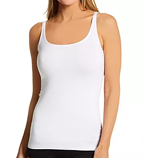 So Fine Skinny Tank Top White S