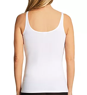 So Fine Skinny Tank Top White S