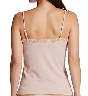Organic Cotton Camisole with Lace Bone S