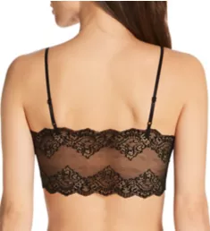 So Fine Lace Crop Cami Bralette Black S