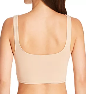 Delicious Corset Crop Top Bra Parchment L